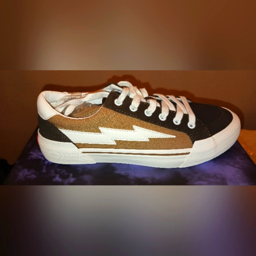 BRAND NEW Revenge X Storm Vol. 2 Lo-Top Brown/White Sneakers - Unisex - 8 Men’s